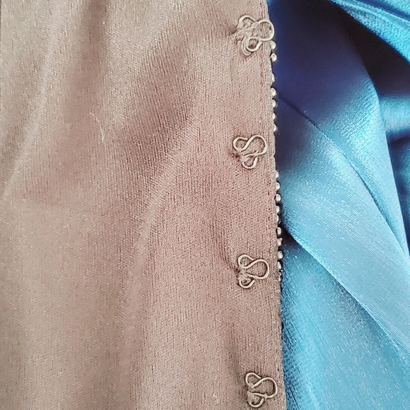 NWT! XSCAPE BY JOANNA CHEN FORMAL SATIN BLAZER SET (WITH CAMISOLE) sx10 - Picture 4 of 7